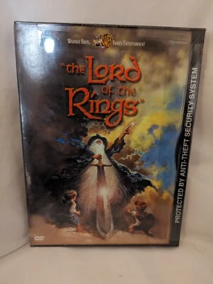 Lord of the Rings DVD animated movie Ralph Bakshi Tolkien Gollum Gandalf Frodo - Image 1 of 3