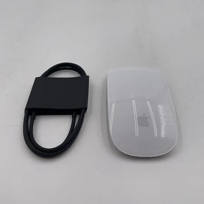 Apple Magic Mouse Wireless Bluetooth Rechargeable USB-C MultiTouch Surface White - Image 1 of 4