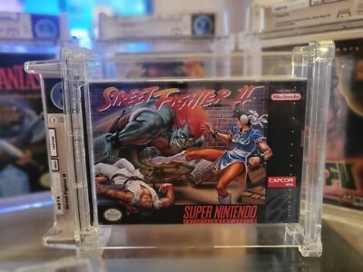 Street fighter 2 SNES 1992 First Print NTSC 9.2 A+ Sealed VGA WATA Graded  - Image 1 of 4
