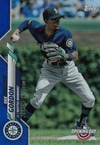 Topps Opening Day 2020 DEE GORDON lámina azul #192 Mariners cantidad disponible - Imagen 1 de 1