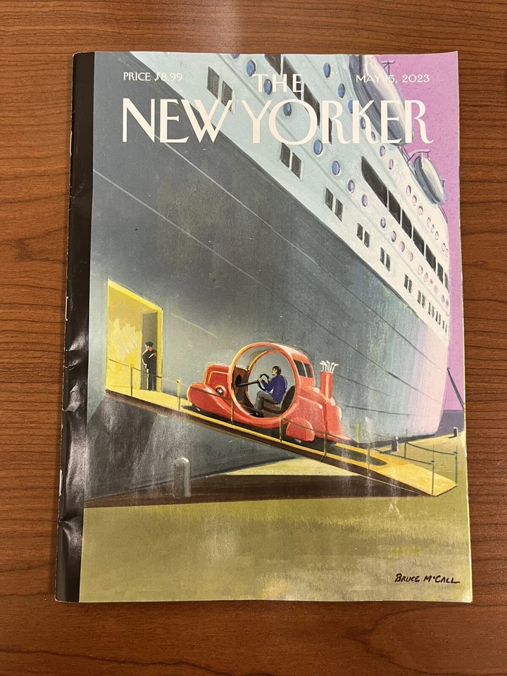 THE NEW YORKER May 15, 2023 Safe Travels cover by Bruce McCall Foto 1 de 1