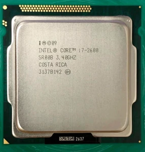 Intel Core i7-2600 Processor (3.4GHz,LGA 1155, Quad-Core) - SR00B 95W CPU - Picture 1 of 2