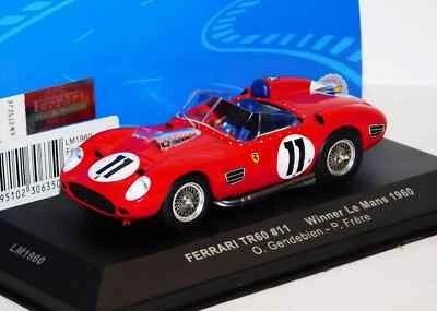 FERRARI TR60 #11 GENDEBIEN / FRERE WINNER LE MANS 1960 IXO LM1960 1/43 - Image 1 of 4