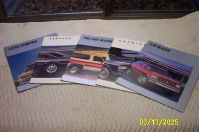 5-1988 Chevrolet S-10 BLAZER~BIG BLAZER~CAPRICE~SPORTSVAN~BERETTA~DLR. CATALOGS - Image 1 of 4