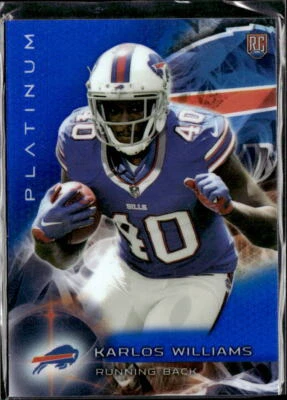 2015 Topps Platinum #129 Karlos Williams Near Mint - Image 1 of 2
