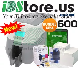 NEU Magicard 600 Dual Side Foto Personalausweis Drucker Paket ersetzt Rio Pro 360 Duo - Bild 1 von 7