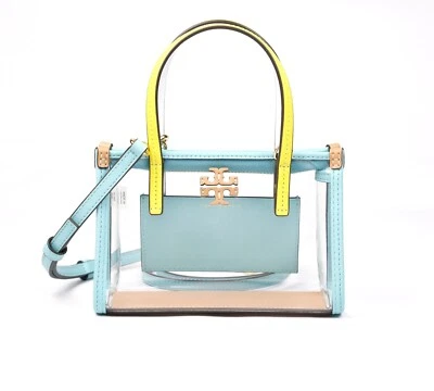 Latest Tory Burch Blake Clear Vinyl Multi Color Mini Tote Crossbody Bag 165833 - Image 1 of 4