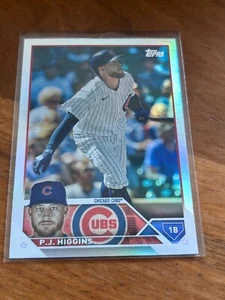 P.J. Higgins, Chicago Cubs, RC, Rainbow Foil, 2023 Topps Series 2, #338 - Bild 1 von 2