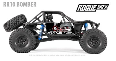 Axial RR10 Bomber Body Graphic Wrap Skin- Metal Mulisha - Image 1 of 2