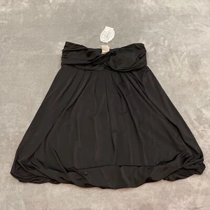 NWT, SPEECHLESS Black Strapless Bubble Dress Women's Size Medium - Picture 1 of 7