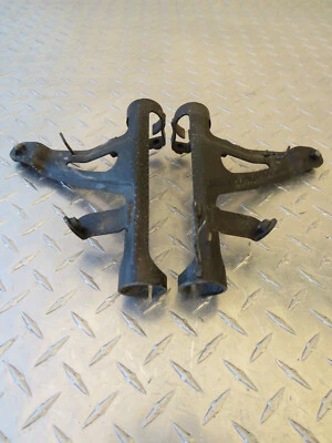 1989 89 YAMAHA DT50 DT 50 HEADLIGHT FLASHER MOUNT EARS BRACKETS - Image 1 of 4