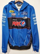 Ford Performance Racing FPR Hoodie Jacket Blue Men's Large Pepsi Max Castrol