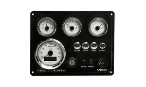 Volvo Penta Marine Engine Panel with VDO viewline Gauges - Picture 1 of 2