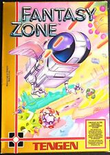 Fantasy Zone Auténtico Nintendo Nes Exmt + Estado Completo N Caja