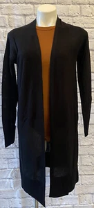Prologue Women's Long Sleeve Open-Front Black Knitted Cardigan Sweater Size XXL - Picture 1 of 6