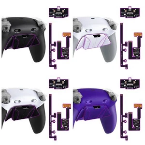 Remappable RISE4 Back Paddles Kit w/Clicky Trigger Stops Grip for PS5 Controller - Picture 1 of 35