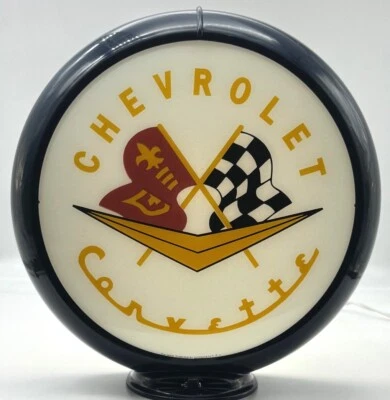 Chevrolet Corvette Gas Pump Globe - SHIPS FULLY ASSEMBLED - MADE IN THE USA!! - Image 1 of 4