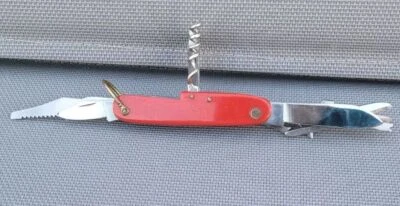 Canivete vintage 1960 INTERPUR 5 camadas PESCADOR DE LUXO estilo suíço exército japonês - Imagem 1 de 4