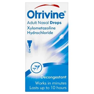 OTRIVINE ADULT NASAL DROPS - 10ML