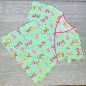 Looney tunes tweety bird Christmas nurse scrub top shirt xlarge - Picture 1 of 3