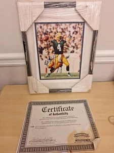 Brett Favre Autogramm 8 x 10 Tribüne Sport Zertifikat - Bild 1 von 4