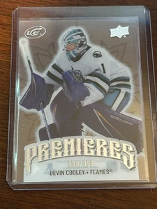 Base Ice Premiers 2024-25 Upper Deck/999 Devin Cooley Calgary Flames #165 - Imagen 1 de 1