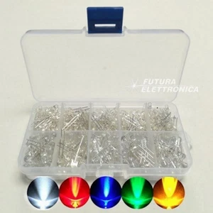 Set 300 pezzi LED 3-5 mm colori vari - Imagen 1 de 2