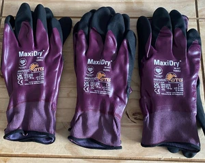 3 X ATG MAXI DRY 56-427 , PPE GLOVES , HAND PROTECTION , SIZE 11 / XXL - Picture 1 of 6