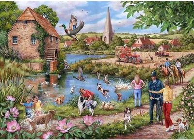 House of Puzzles Doggy Paddle Jigsaw Puzzle (1000 Pieces) - Image 1 of 2