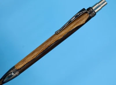 Bolígrafo de madera de circote hecho a mano exótico raro grano regalo de lujo coleccionable Foto 1 de 4