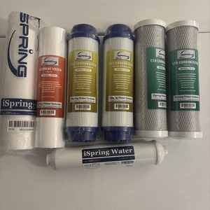 iSpring F9K 1-Year 6-Stage Water Filter Replacement Pack w/ Alkaline RO System - Picture 1 of 5