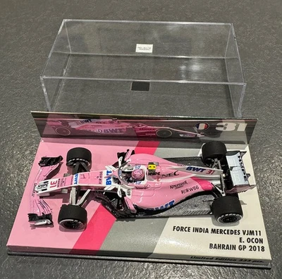 Formule 1 MINICHAMPS FORCE INDIA Esteban OCON Bahrain 2018 Limitée 333 ex - Photo 1/2