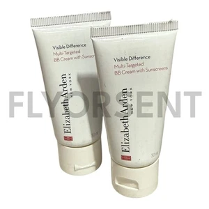 X2  ELIZABETH ARDEN VISIBLE DIFFERENCE MULTI-TARGETED BB CREAM SPF 30 # 01 - Picture 1 of 2