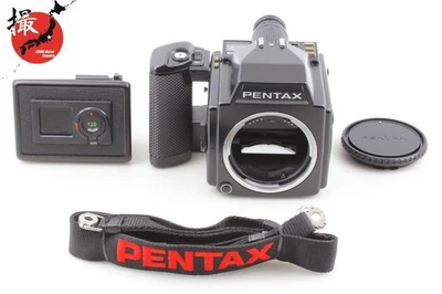 【NEAR MINT】 Pentax 645 Medium Format Film Camera 120 Back Grid Screen From Japan - Image 1 of 4