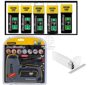 Heavy Duty Stanley Nail Gun & Staples Pins Type G 6mm,8mm,10mm,12mm,14mm - Picture 1 of 16