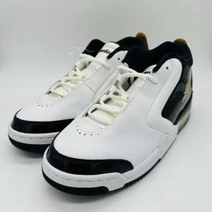 Nike Men's Jordan Big Fund PRM Basketball Sneakers CI2216-100 White Gold Sz 10 - Picture 1 of 5