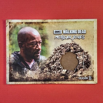 5-09-07 PWE-THICK . 2018 walking dead 8 #rc-mj morgan jones costume relic - Image 1 of 2