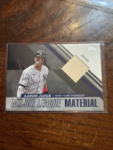 2024 Topps Aaron Judge Major League materiale reliquie 127/199 #MLM-AJ MEM leggere - Foto 1 di 11