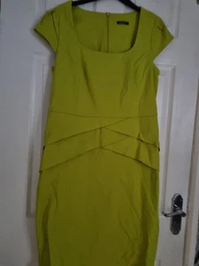 Ladys Roman Originals Lime Green Dress Size 14 - Picture 1 of 24