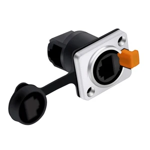 Wasserdichter RJ45-Netzwerkanschluss 8P8C-Buchsen für Schalttafeleinbau RJ45957 - Afbeelding 1 van 6