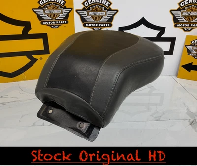 OEM 84-06 OEM Harley-Davidson Softail, Fatboy Solo Pillion Passenger Seat - Image 1 of 4
