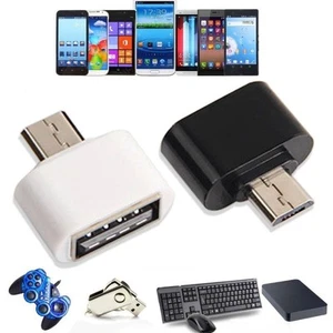 USB 2 0 OTG Converter for Android Devices with V8 Port Fast Data Transfer - Picture 1 of 24