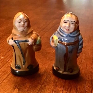Vintage Friar Salt & Pepper Shakers - Picture 1 of 7