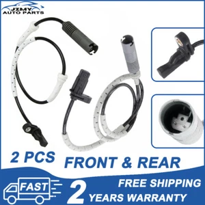 2X FRONT & REAR ABS SPEED SENSOR FOR BMW 1 & 3 SERIES E81 E90 E91 (2005-2014) - Picture 1 of 7