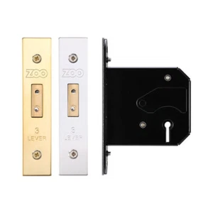 Zoo Hardware 3 Lever 76mm Union 2177 Replacement Deadlock - Picture 1 of 2