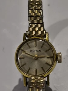 Buren Vintage Swiss Ladies Watch Working - Picture 1 of 8