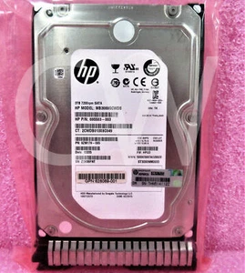 MB3000GCWDB 628182-001 628069-001 HP 3TB 7.2K RPM 6Gbps 3.5" SATA HDD Hard Drive - Picture 1 of 2