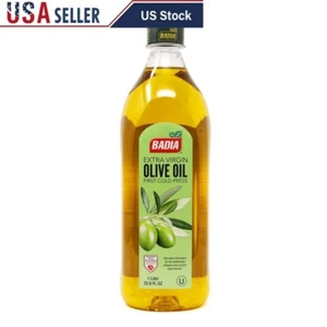 Extra Virgin Olive Oil First Cold Press 33.8 oz Glass Bottle Kosher Shelf-Stable - Picture 1 of 2