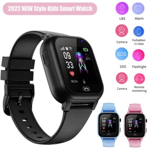 Kids Smart Watch Boys Girls Gift SOS Call GSM SIM Camera Game for iOS Android - Afbeelding 1 van 17