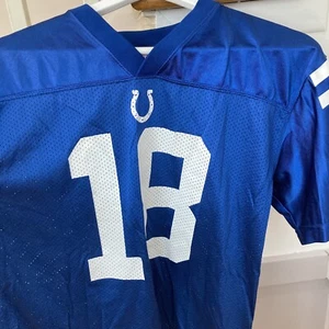 Vintage Peyton Manning Colts Kids Jersey Size XL 18-20 Used Condition On NFL  Ta - Picture 1 of 14